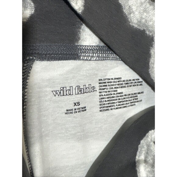 Wild Fable Women's Leggings 2 Pairs Heart Print Blue Extra Small - Picture 5 of 5